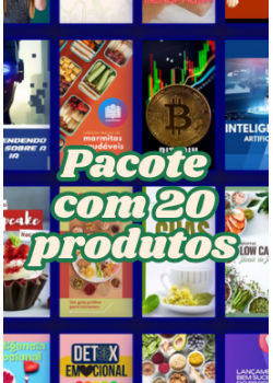 Pacote com 20 Produtos