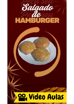 Salgados de Hamburguer